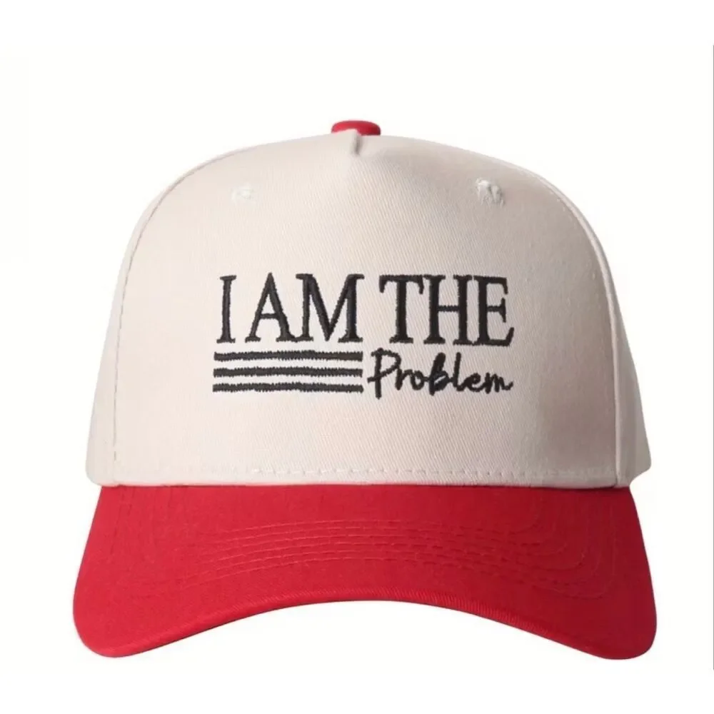 NWT I AM THE PROBLEM Embroidery Truck Driver Hat Fashion Trend All-inclusive Adj